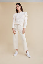 Load image into Gallery viewer, The Just Enough Puff Sweatshirt in Cream
